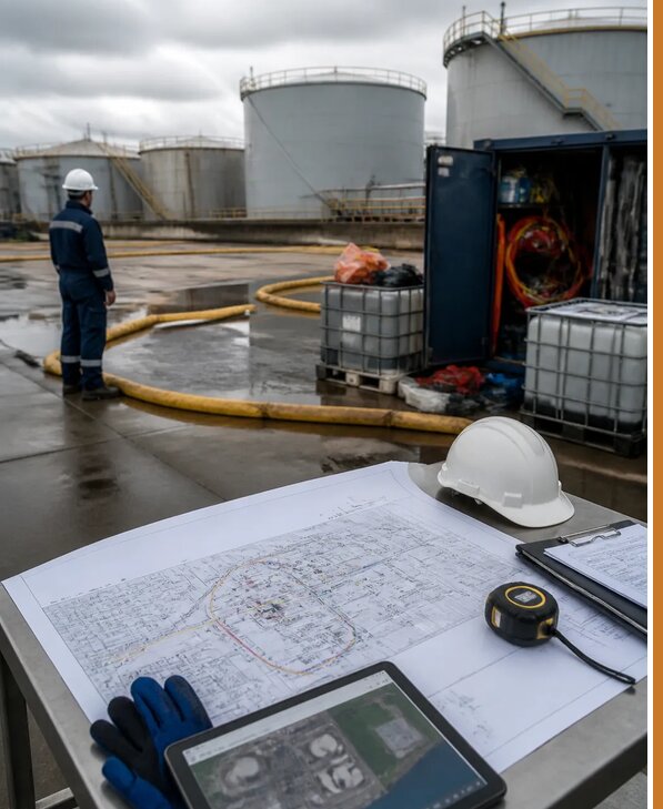 Разработка плана ликвидации разливов нефти в Дальнегорске